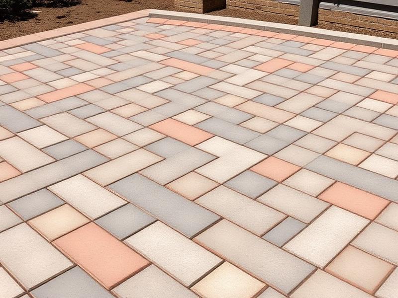 Interlocking pavers for driveways and compounds